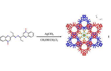 One Novel Ag(I) Compound Generated from Double Schiff-base Ligand with Quinoxaline-N-oxide as Terminal Binding Sites 2011-2843